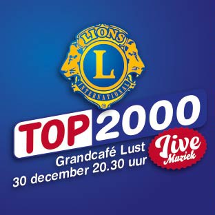 Top2000 Live avond op 30 december